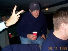And no Marky is not drinking out of the same cup as Mally has just filled up...